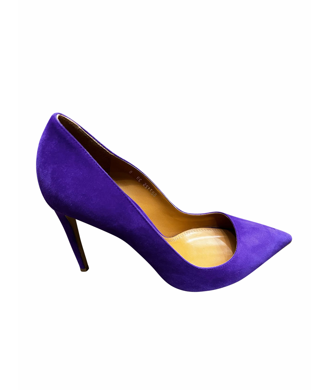 RALPH LAUREN Фиолетовые замшевые туфли, фото 1