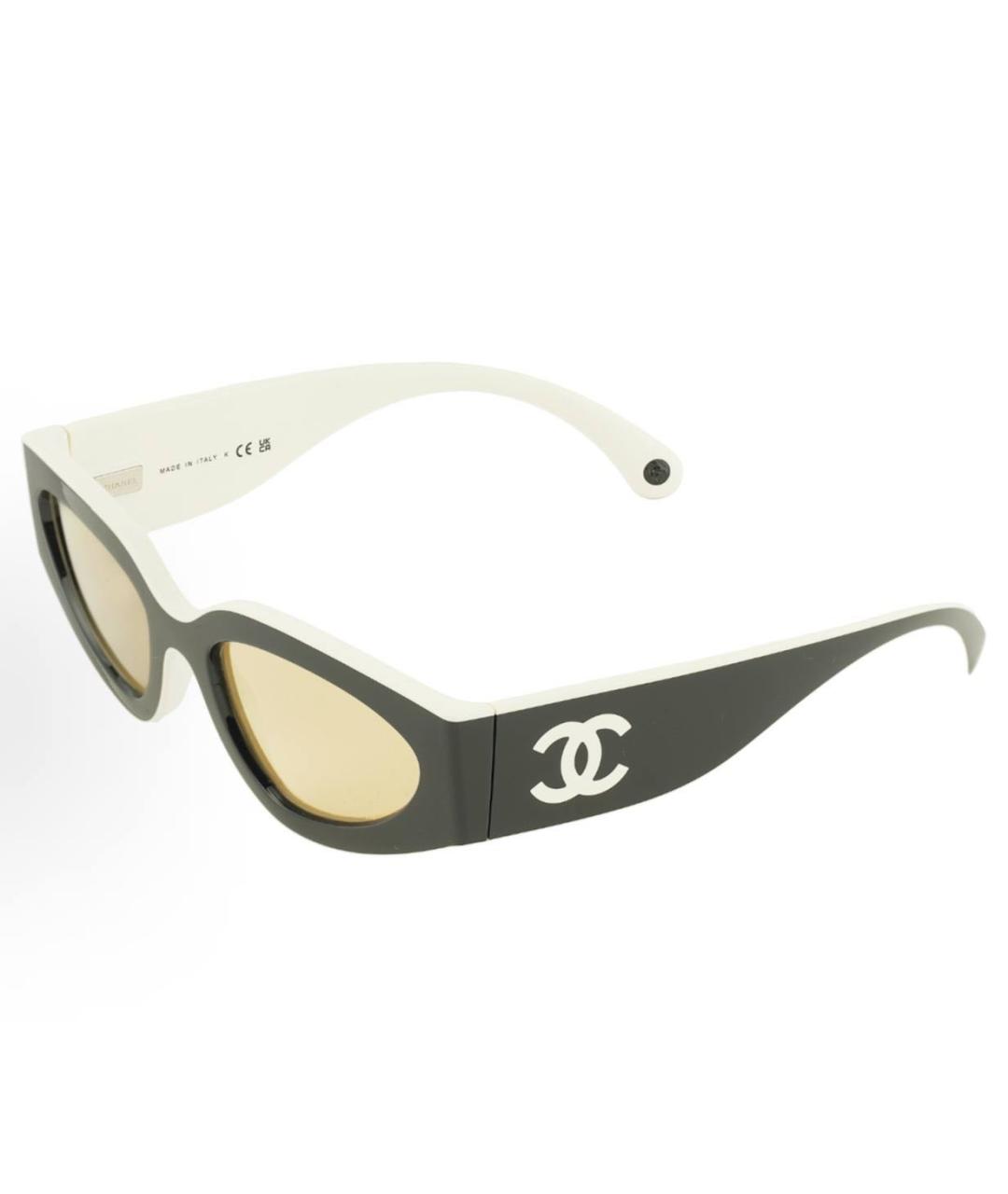 CHANEL Мульти пластиковые солнцезащитные очки, фото 6