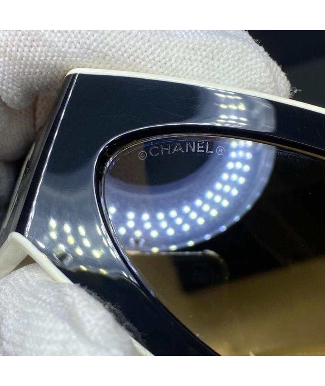 CHANEL Мульти пластиковые солнцезащитные очки, фото 5
