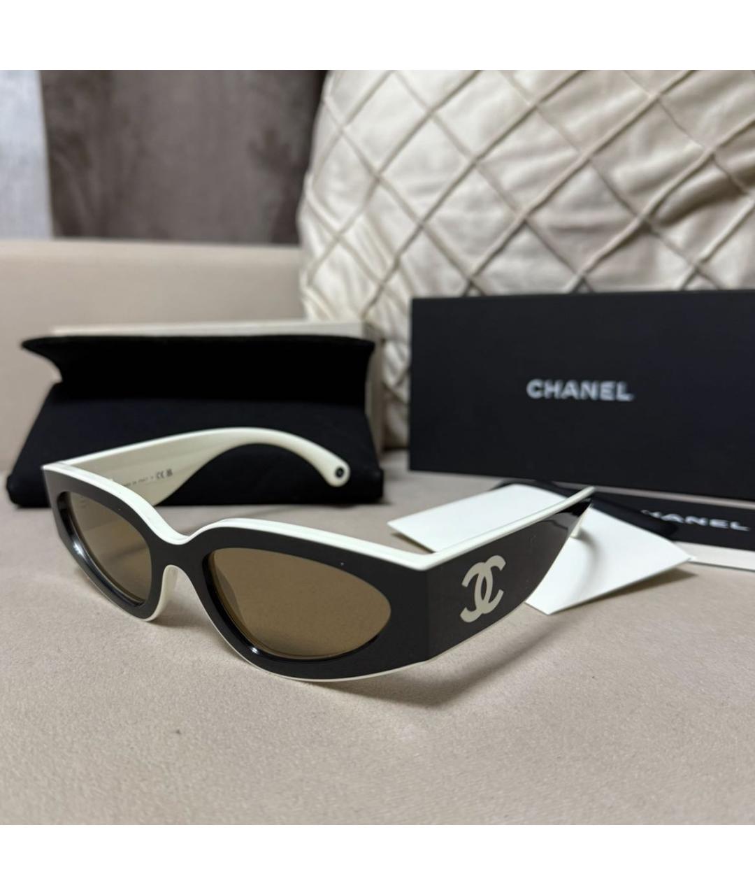 CHANEL Мульти пластиковые солнцезащитные очки, фото 4