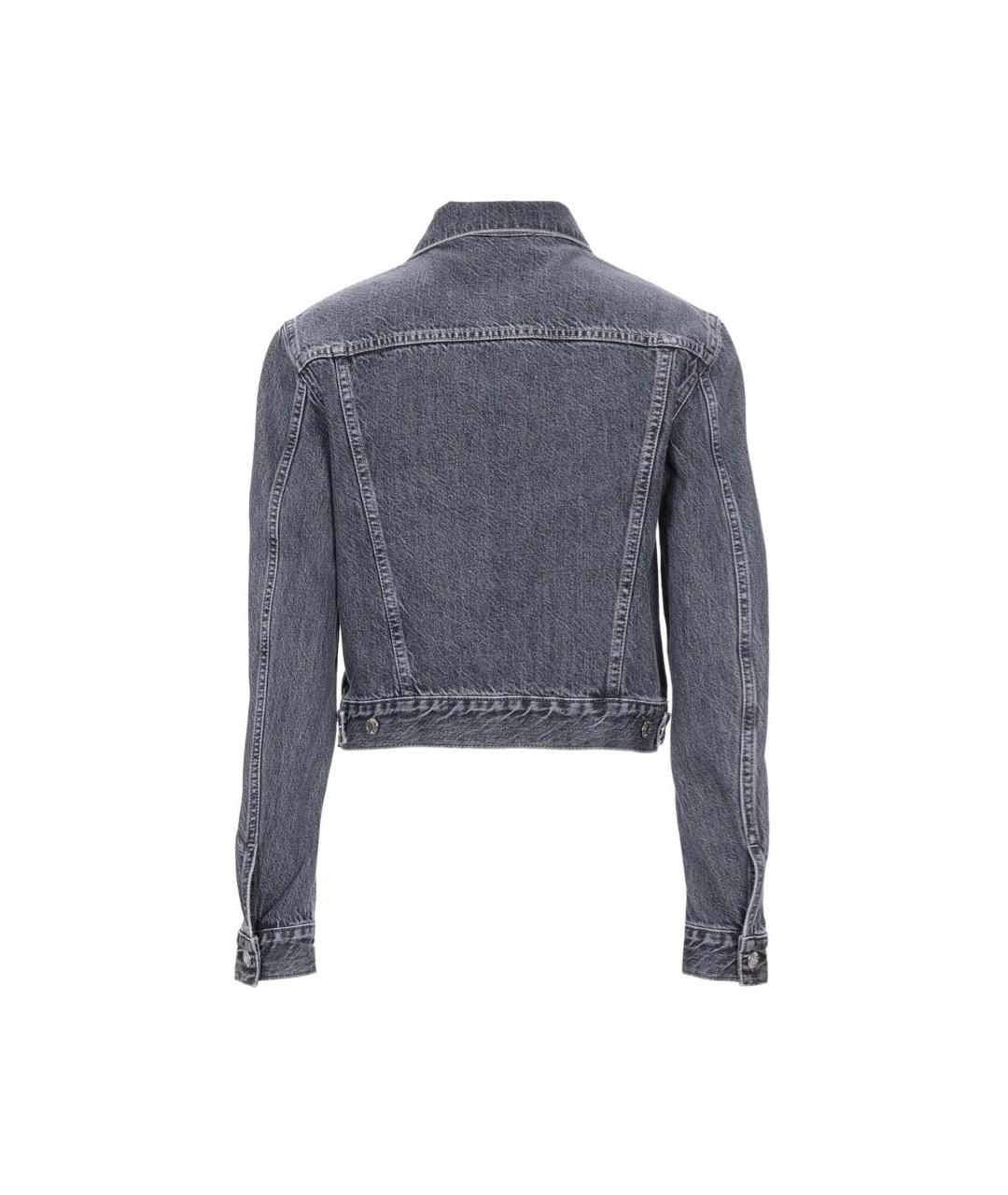 HELMUT LANG Антрацитовая деним куртка, фото 2