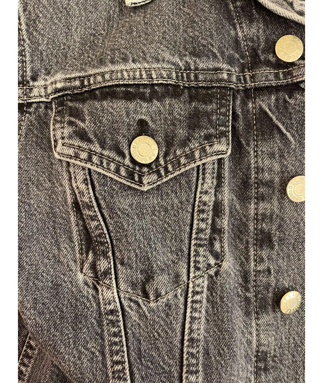 HELMUT LANG Антрацитовая деним куртка, фото 4