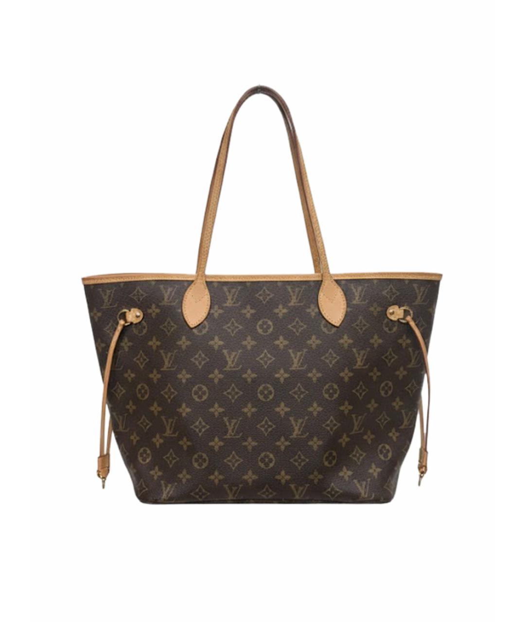 LOUIS VUITTON Коричневая сумка с короткими ручками, фото 1