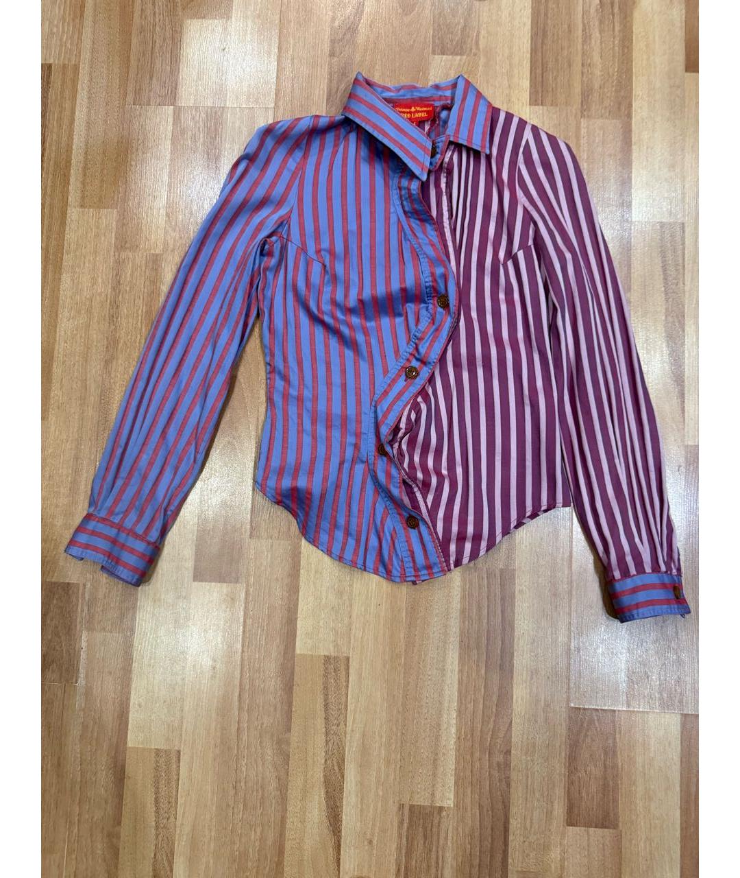 VIVIENNE WESTWOOD Мульти хлопковая рубашка, фото 5