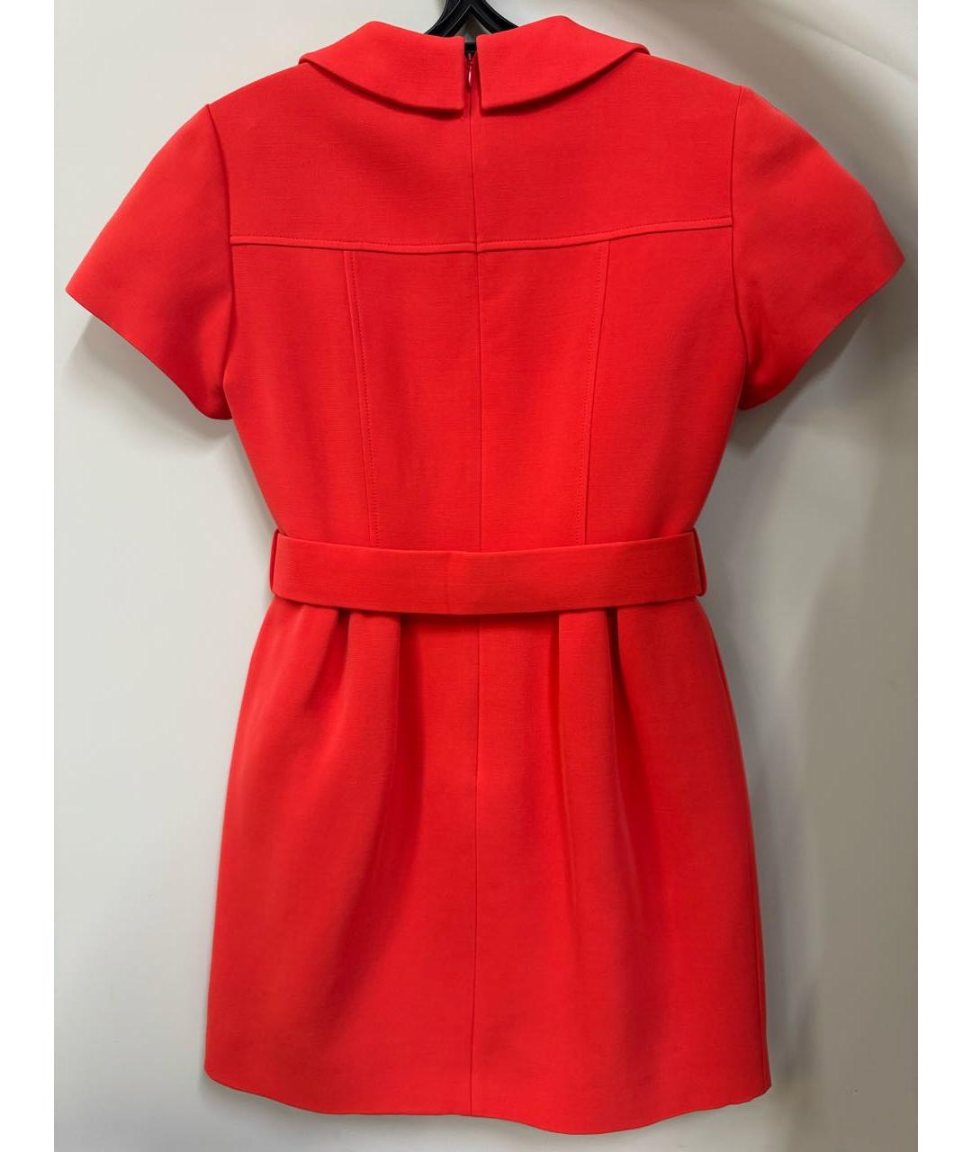 LOUIS VUITTON Красное шелковое коктейльное платье, фото 2