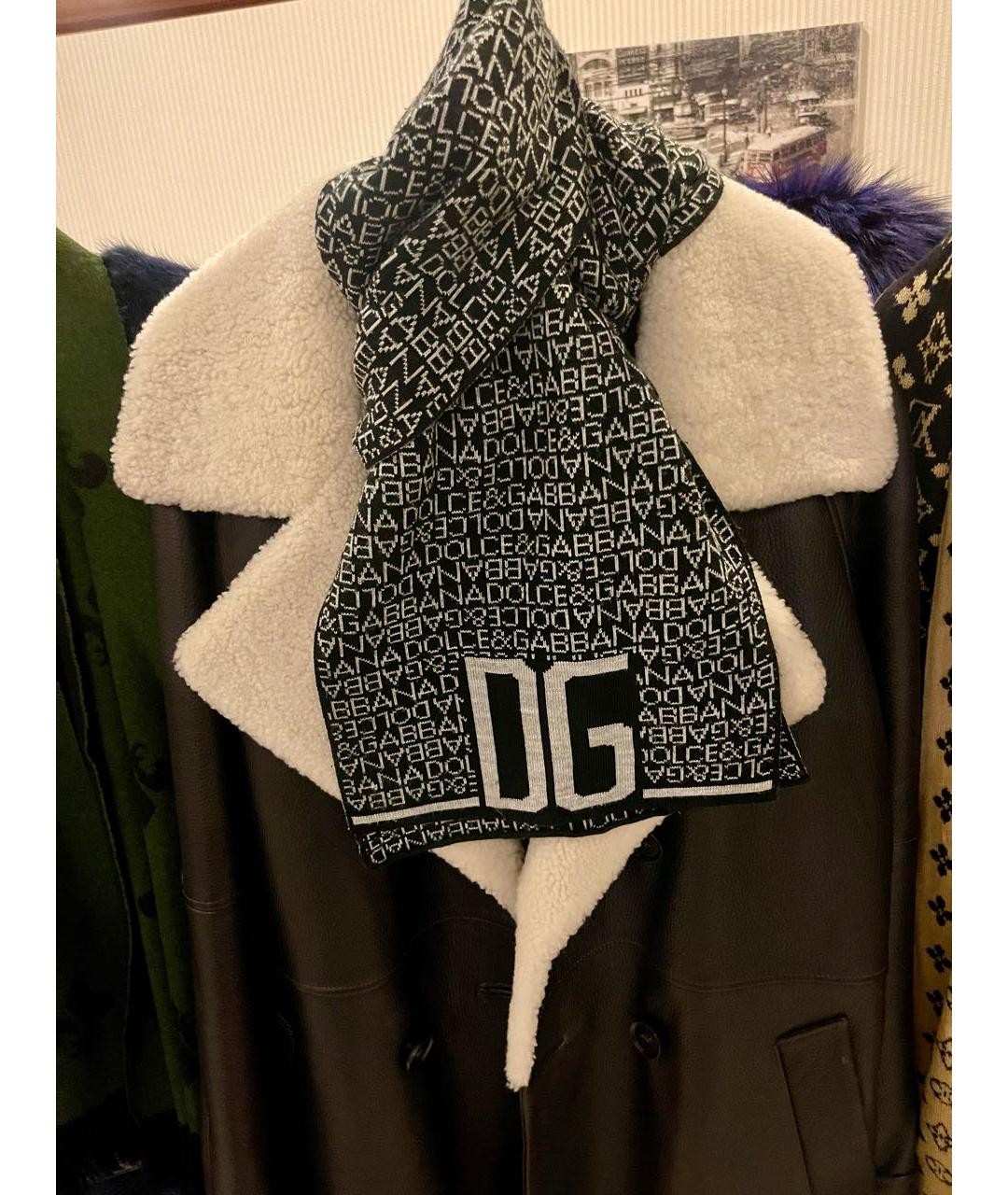 DOLCE&GABBANA Мульти шерстяной шарф, фото 4