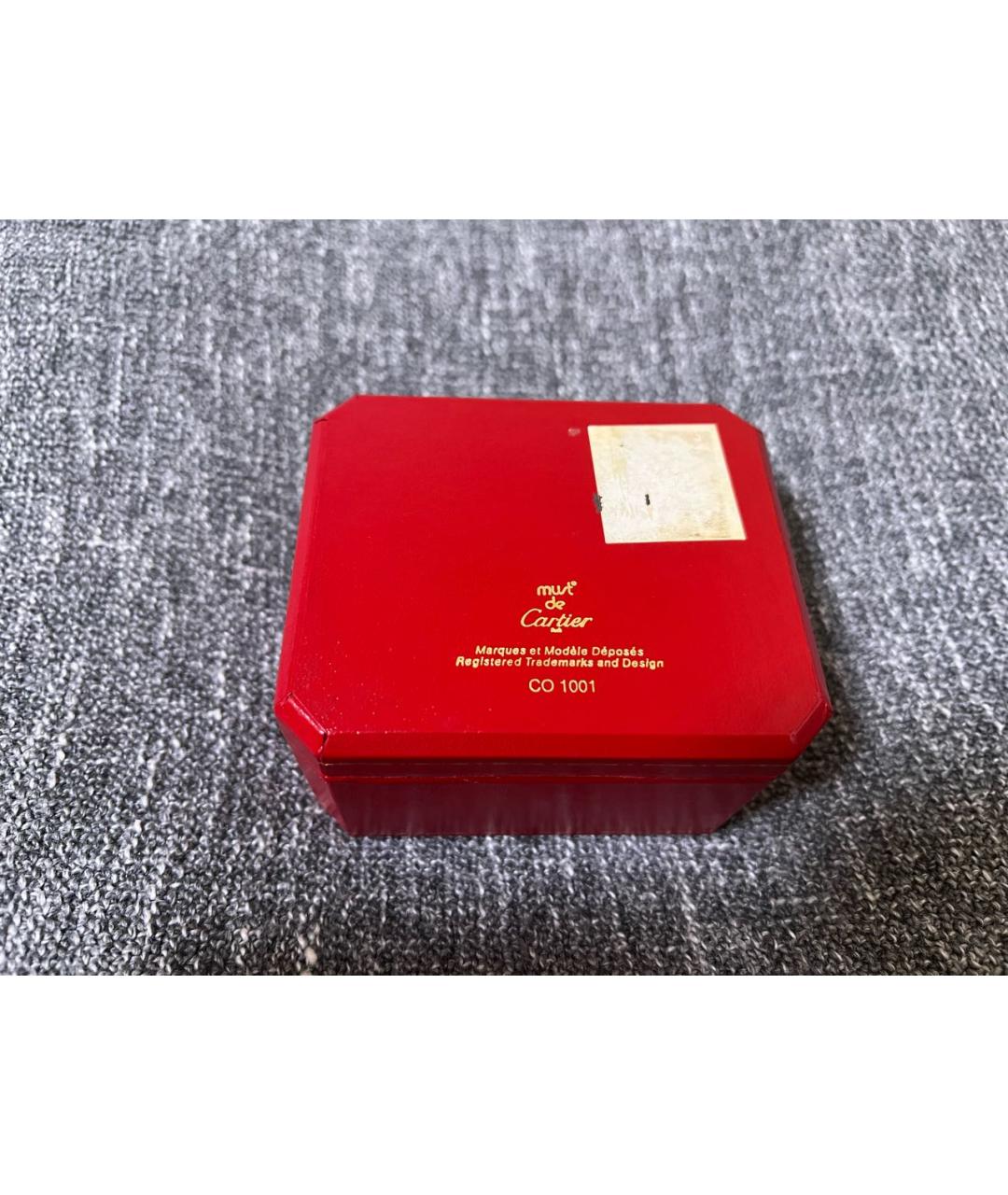 CARTIER Золотые серебряные часы, фото 8