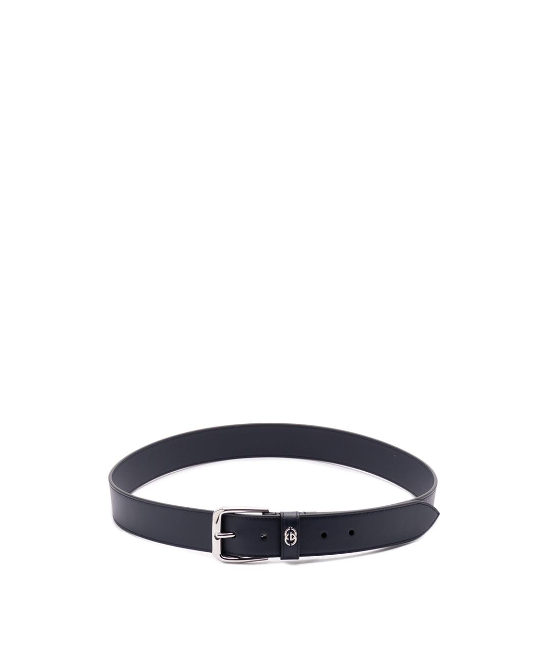 GUCCI Черный кожаный ремень, фото 1