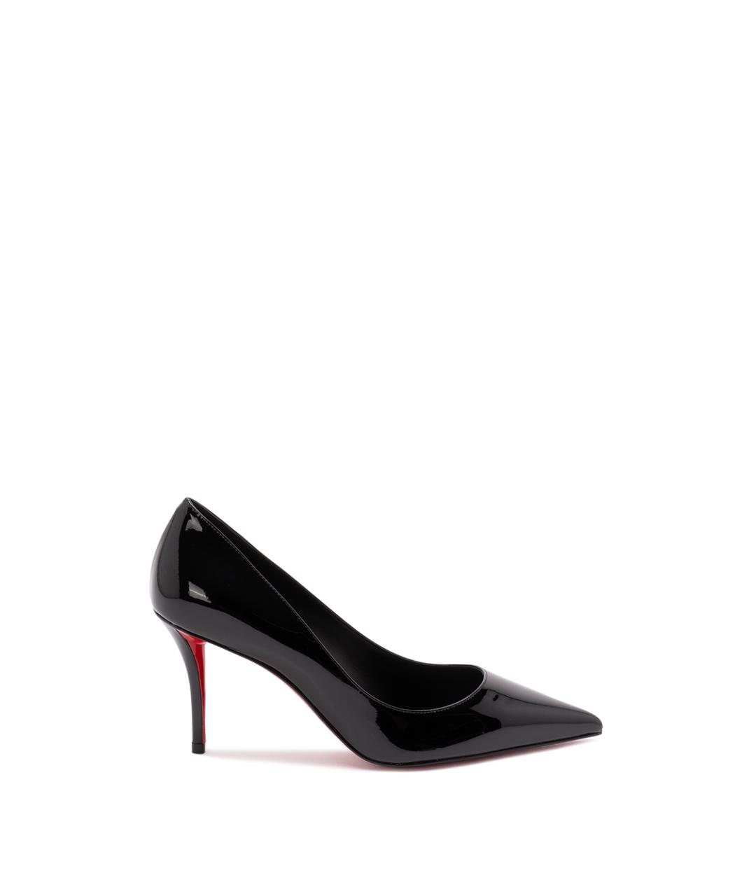 CHRISTIAN LOUBOUTIN Черные туфли из лакированной кожи, фото 1