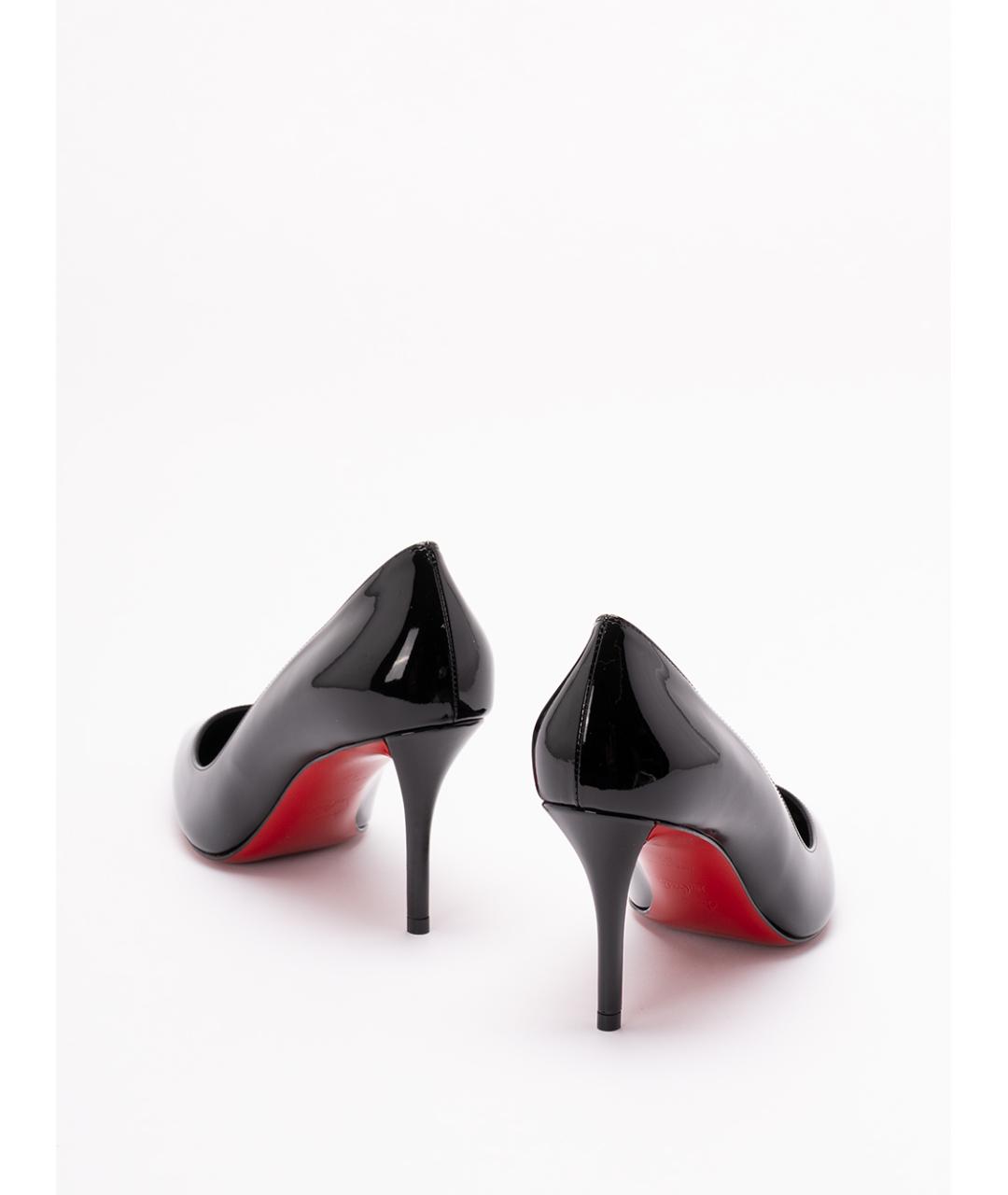 CHRISTIAN LOUBOUTIN Черные туфли из лакированной кожи, фото 3