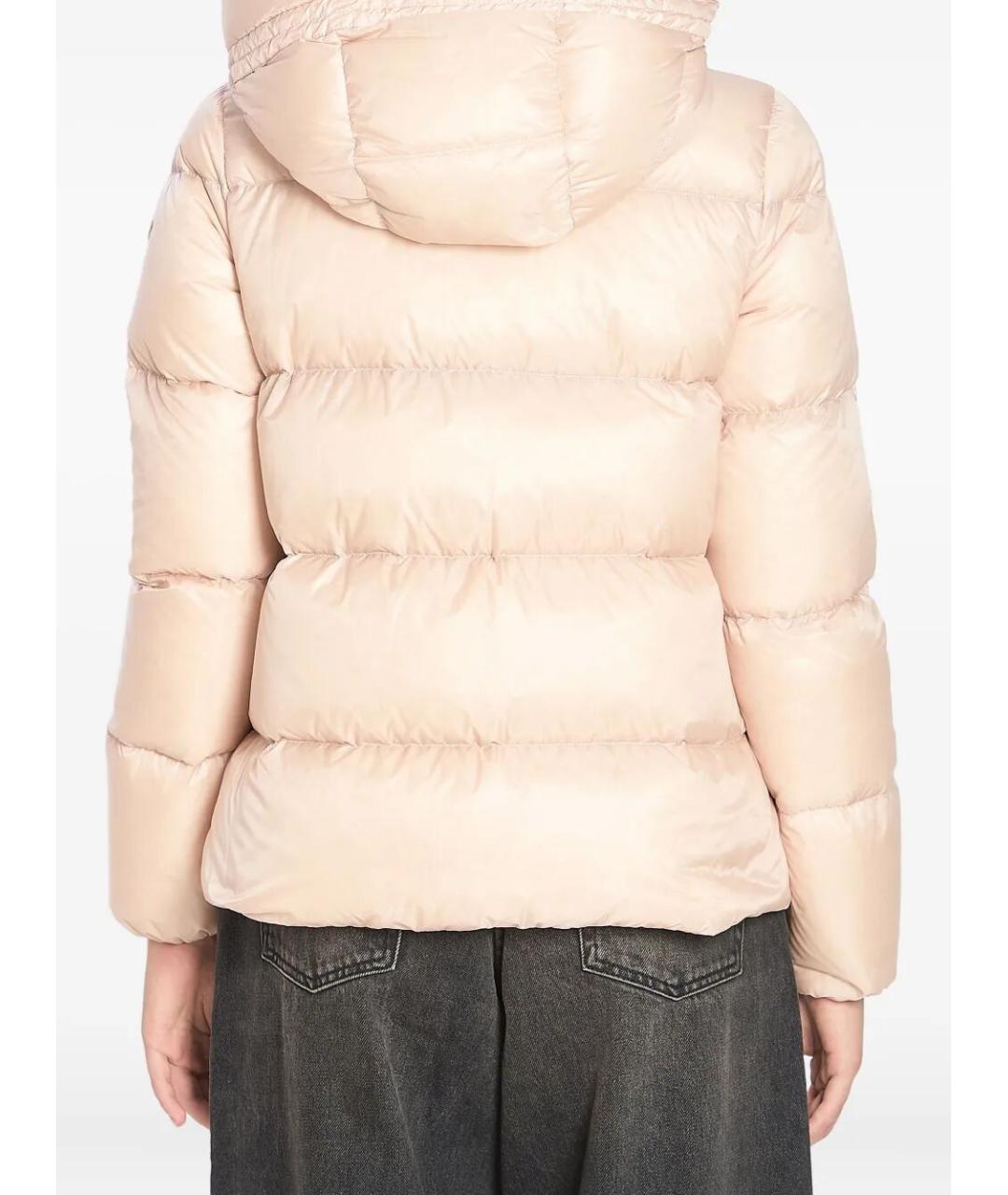 MONCLER Розовая полиамидовая куртка, фото 3