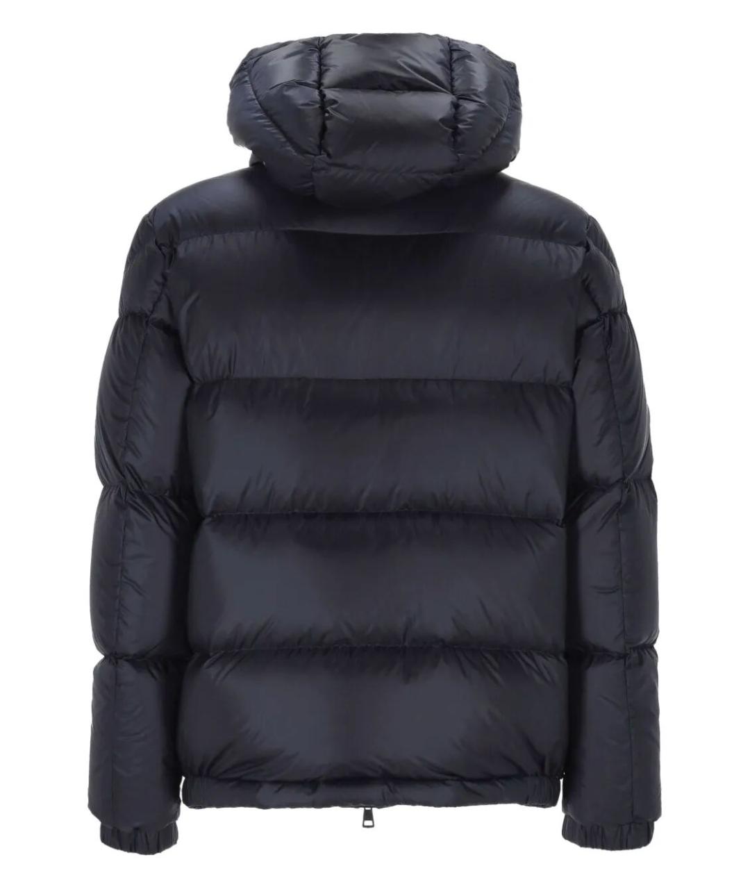 MONCLER Синий полиамидовый пуховик, фото 2