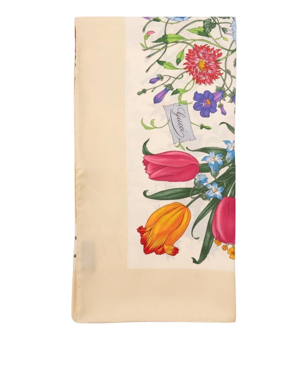 GUCCI Мульти шелковый платок, фото 1