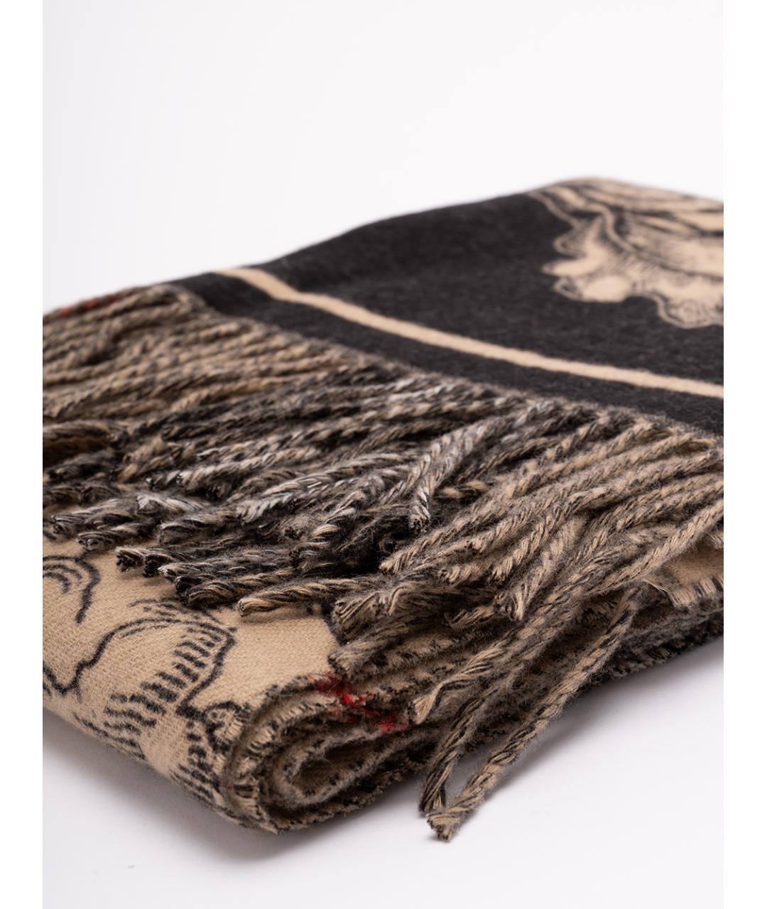 BURBERRY Бежевый кашемировый шарф, фото 4