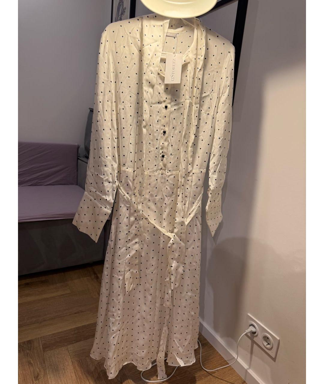 12 STOREEZ Белое вискозное повседневное платье, фото 2