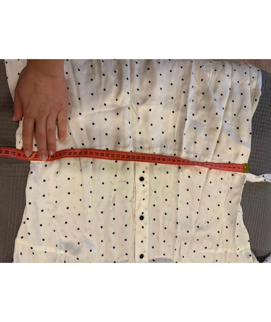 12 STOREEZ Белое вискозное повседневное платье, фото 7