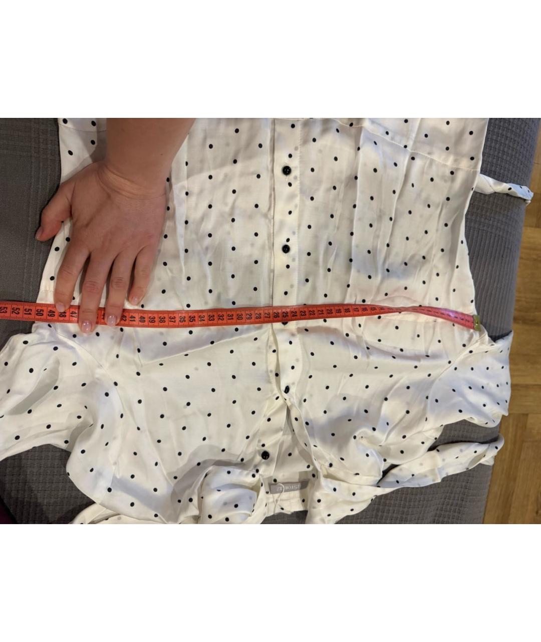 12 STOREEZ Белое вискозное повседневное платье, фото 6