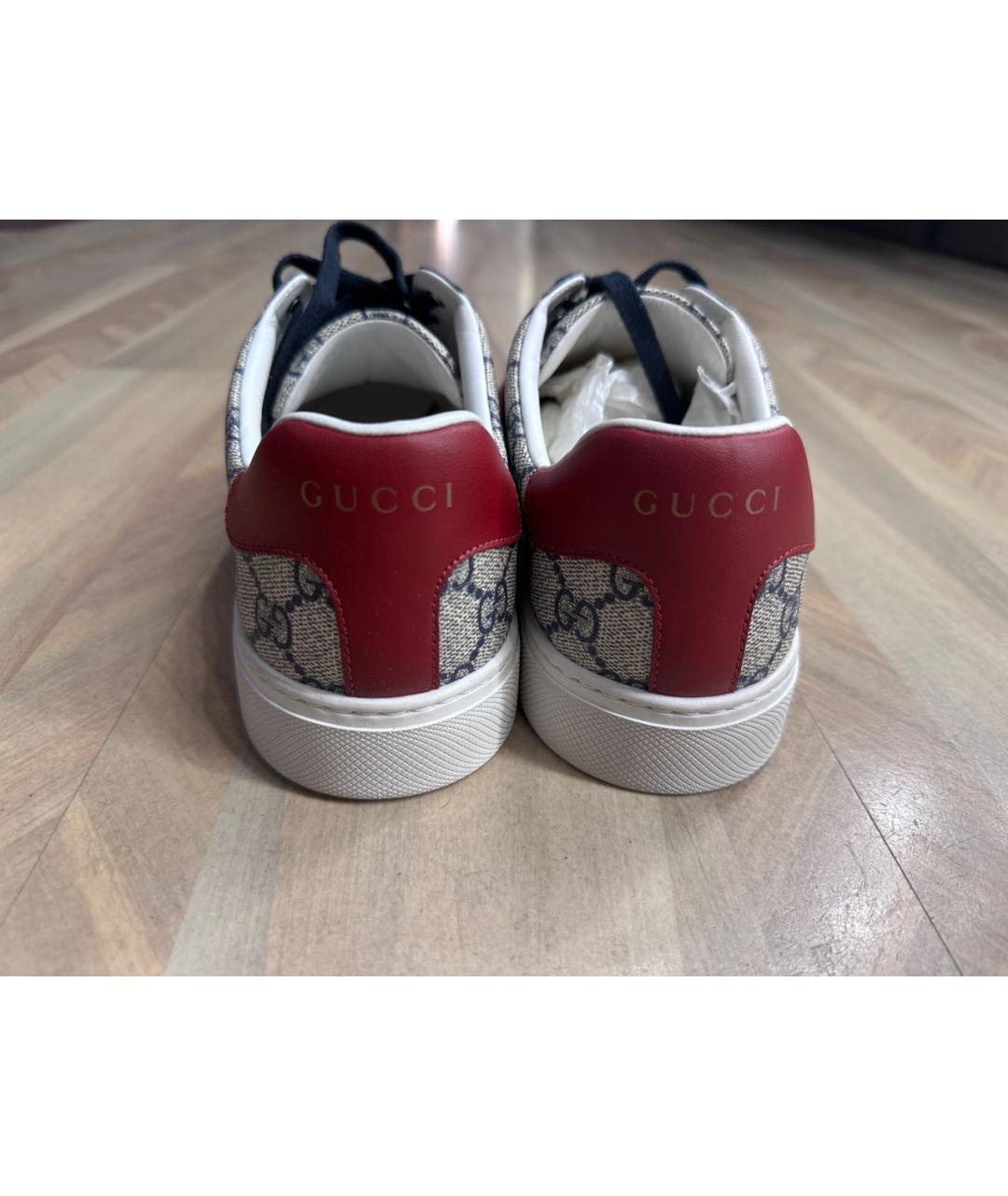 GUCCI Мульти текстильные кеды, фото 4