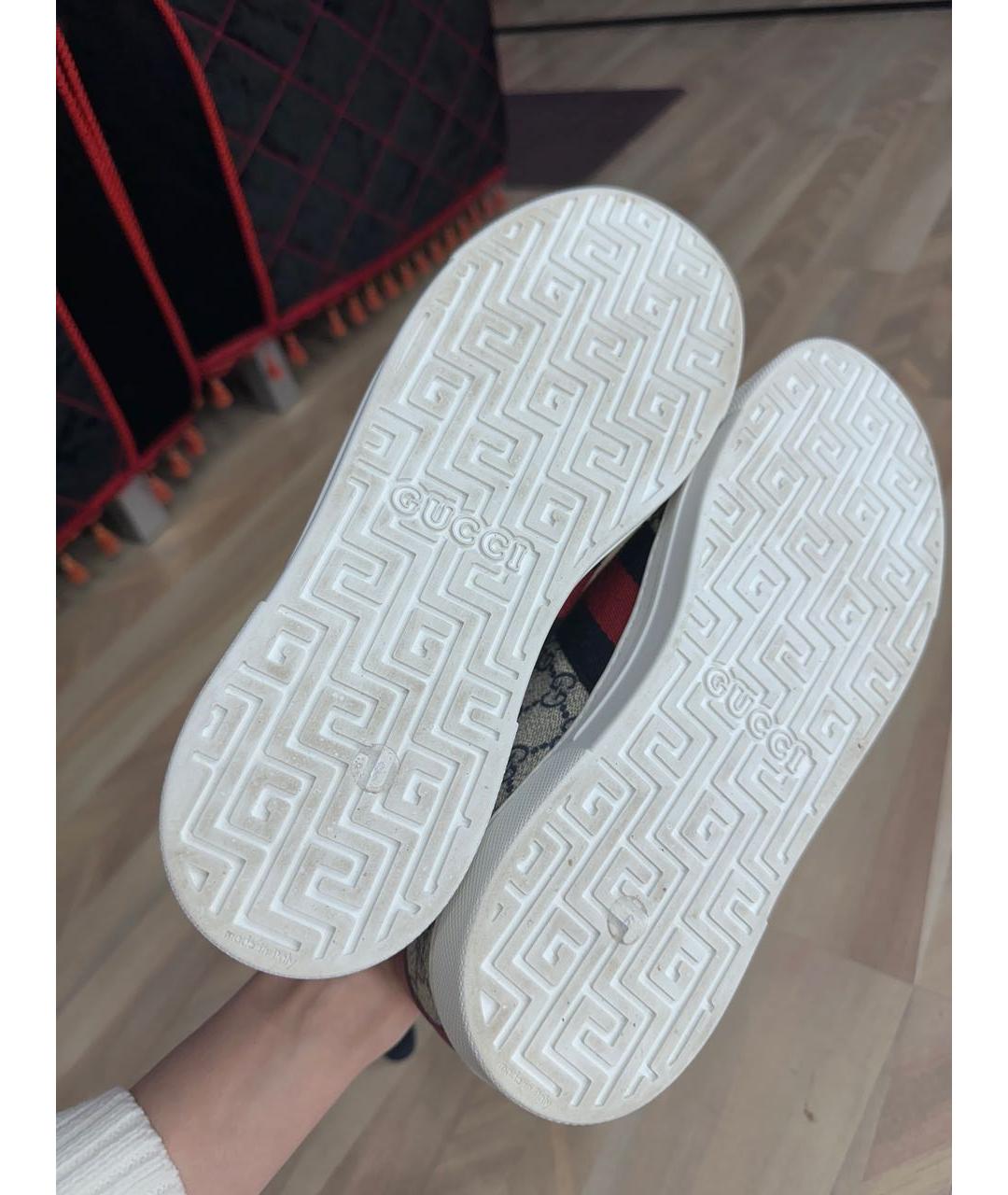 GUCCI Мульти текстильные кеды, фото 2