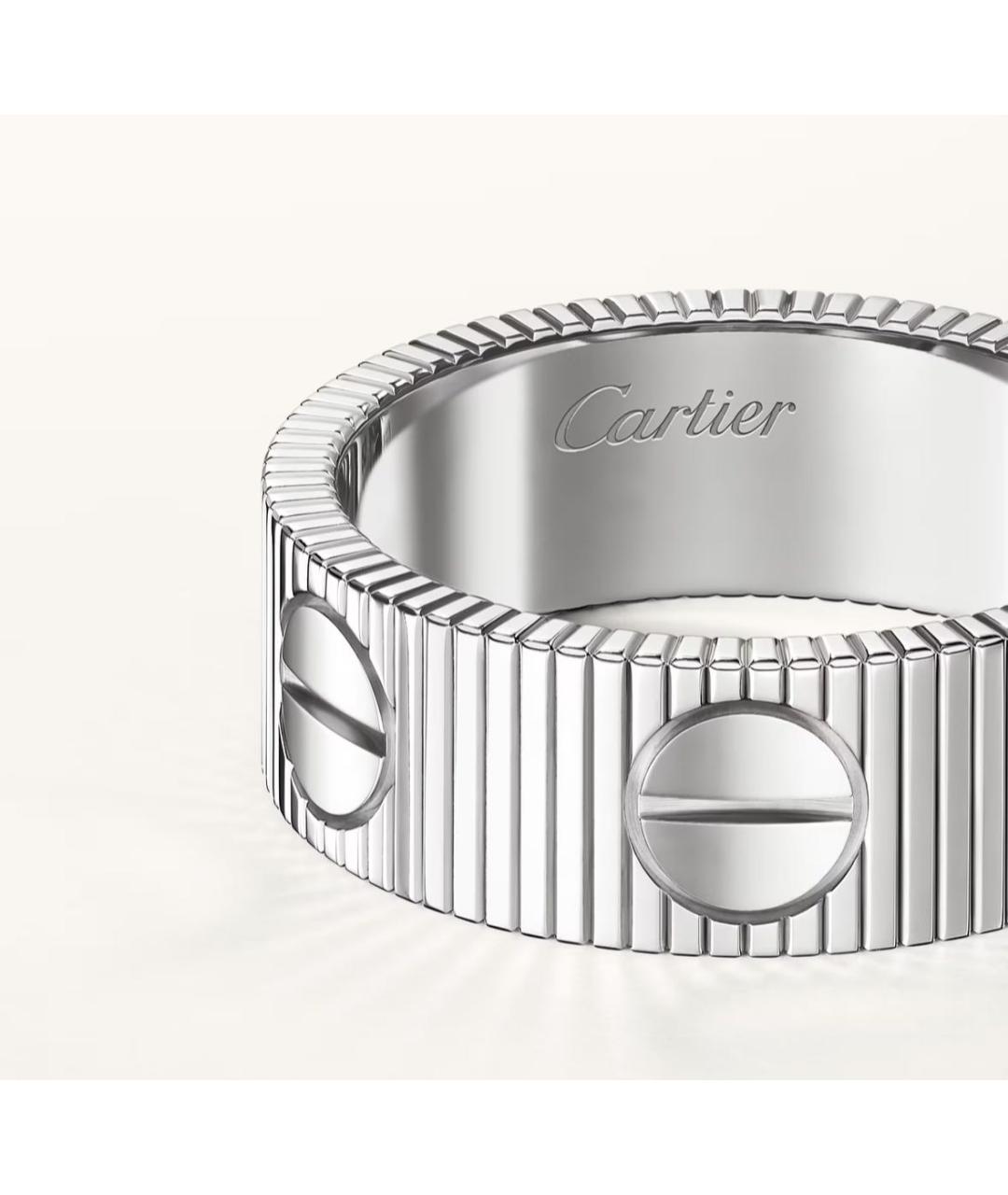 CARTIER Серебряное кольцо из белого золота, фото 4