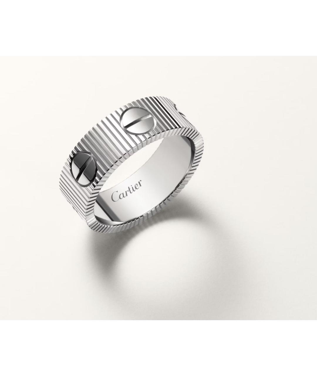 CARTIER Серебряное кольцо из белого золота, фото 3