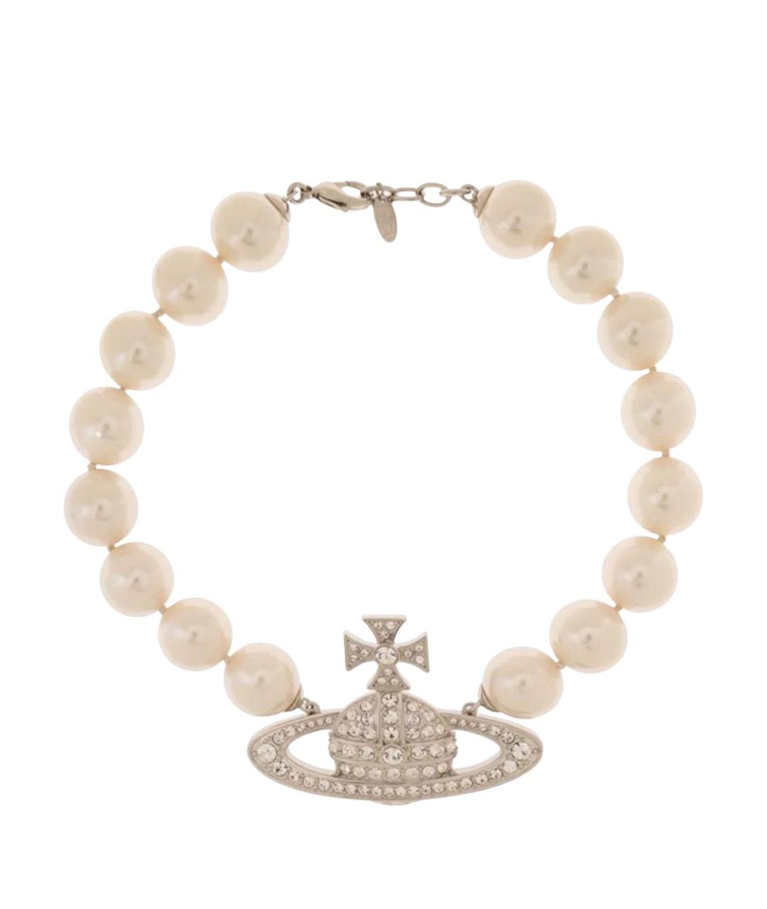 VIVIENNE WESTWOOD Серебряное жемчужное колье, фото 1