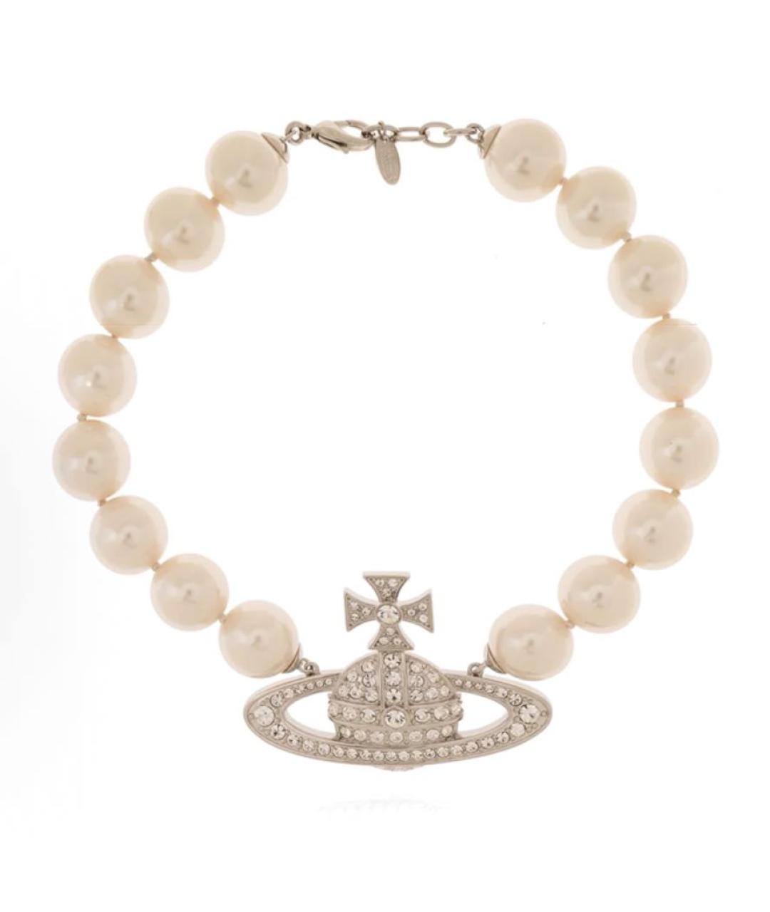 VIVIENNE WESTWOOD Серебряное жемчужное колье, фото 8