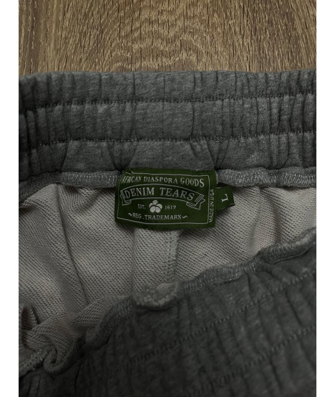 Denim Tears Серые хлопковые шорты, фото 3
