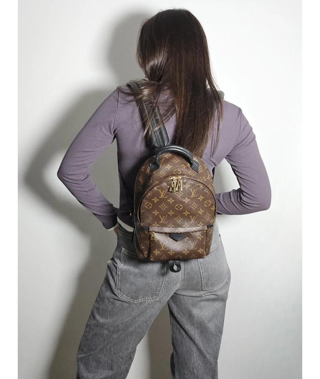 LOUIS VUITTON Коричневый рюкзак, фото 5