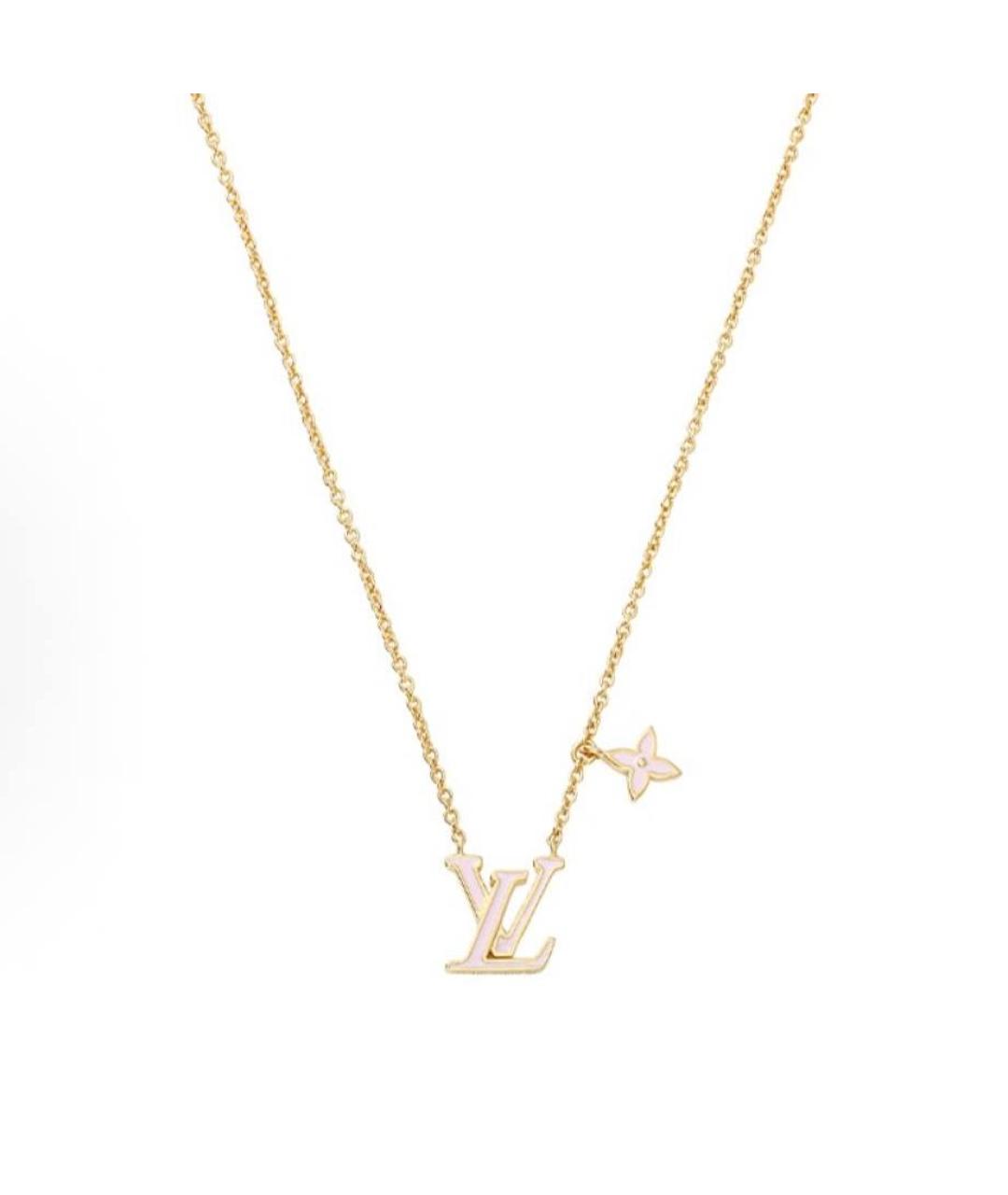 LOUIS VUITTON Золотое колье, фото 4