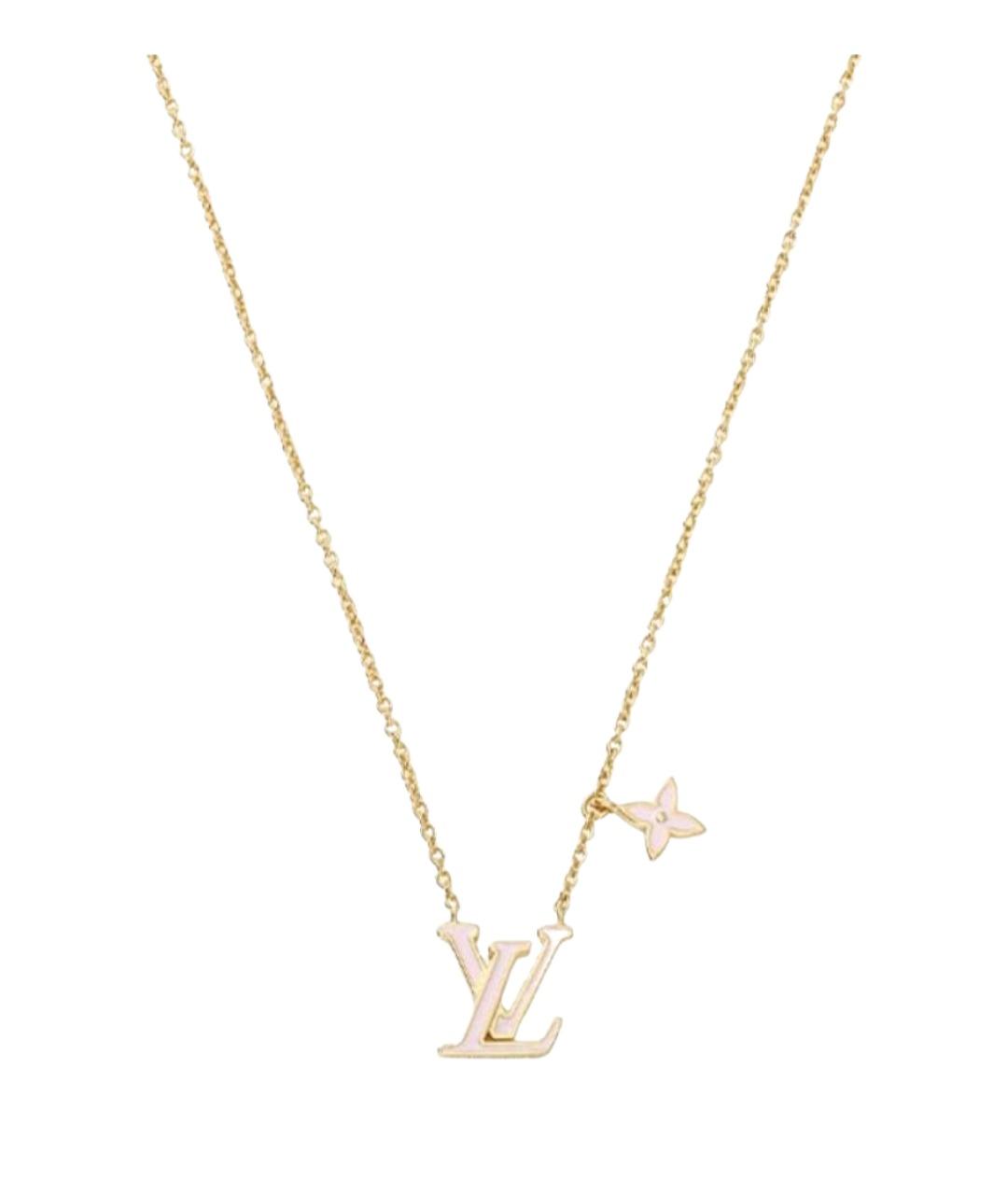 LOUIS VUITTON Золотое колье, фото 1