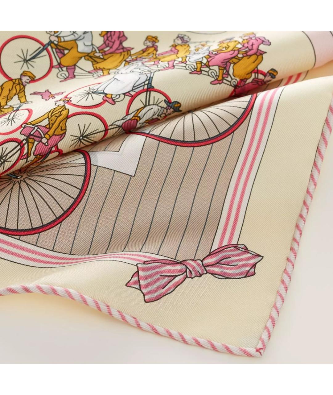 HERMES Мульти шелковый платок, фото 3