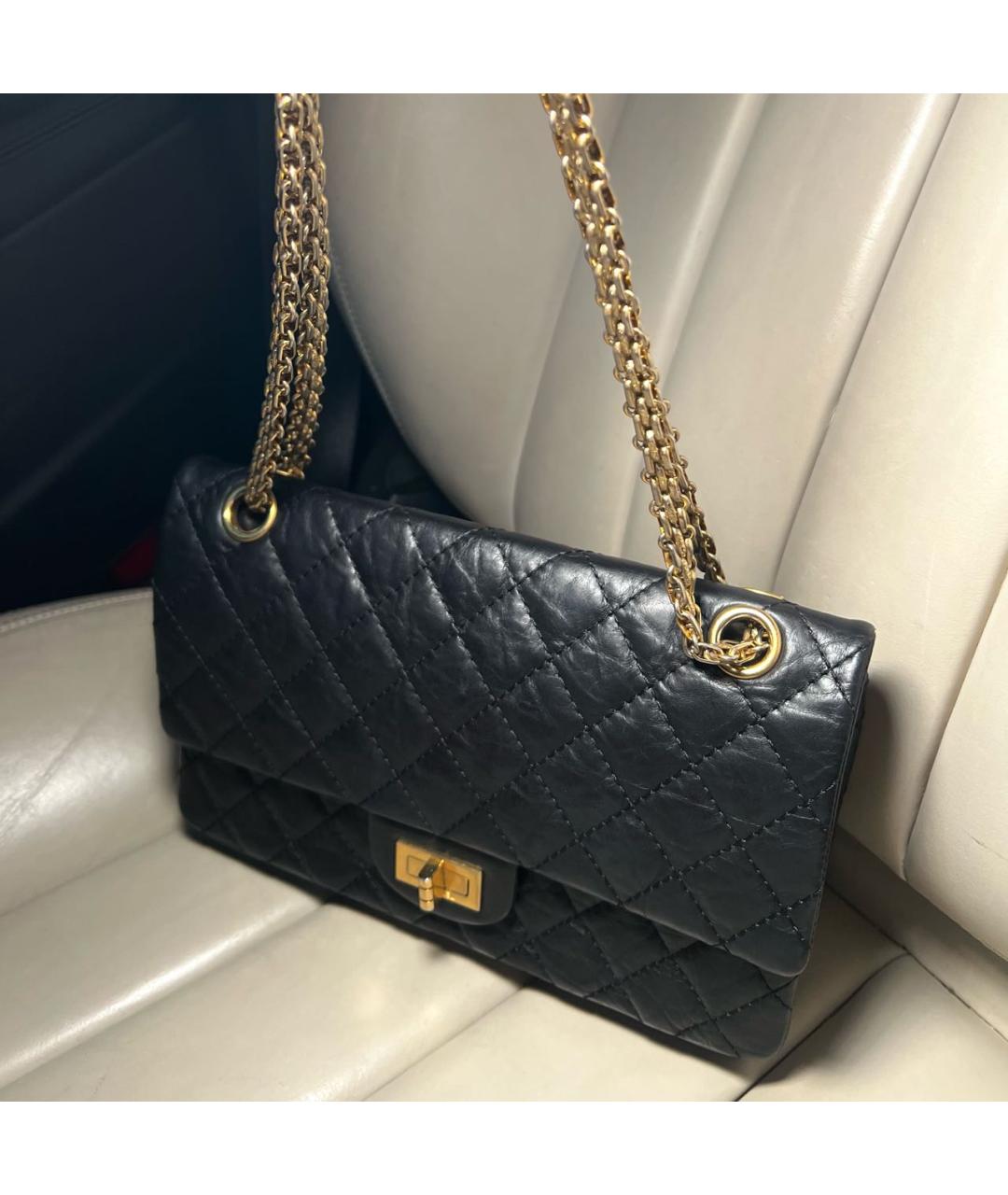 CHANEL Черная кожаная сумка через плечо, фото 3