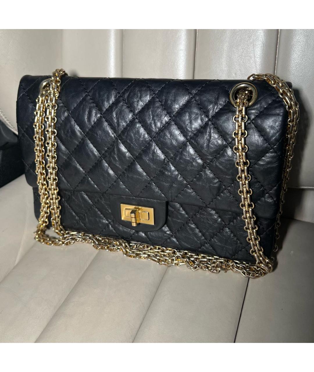 CHANEL Черная кожаная сумка через плечо, фото 2