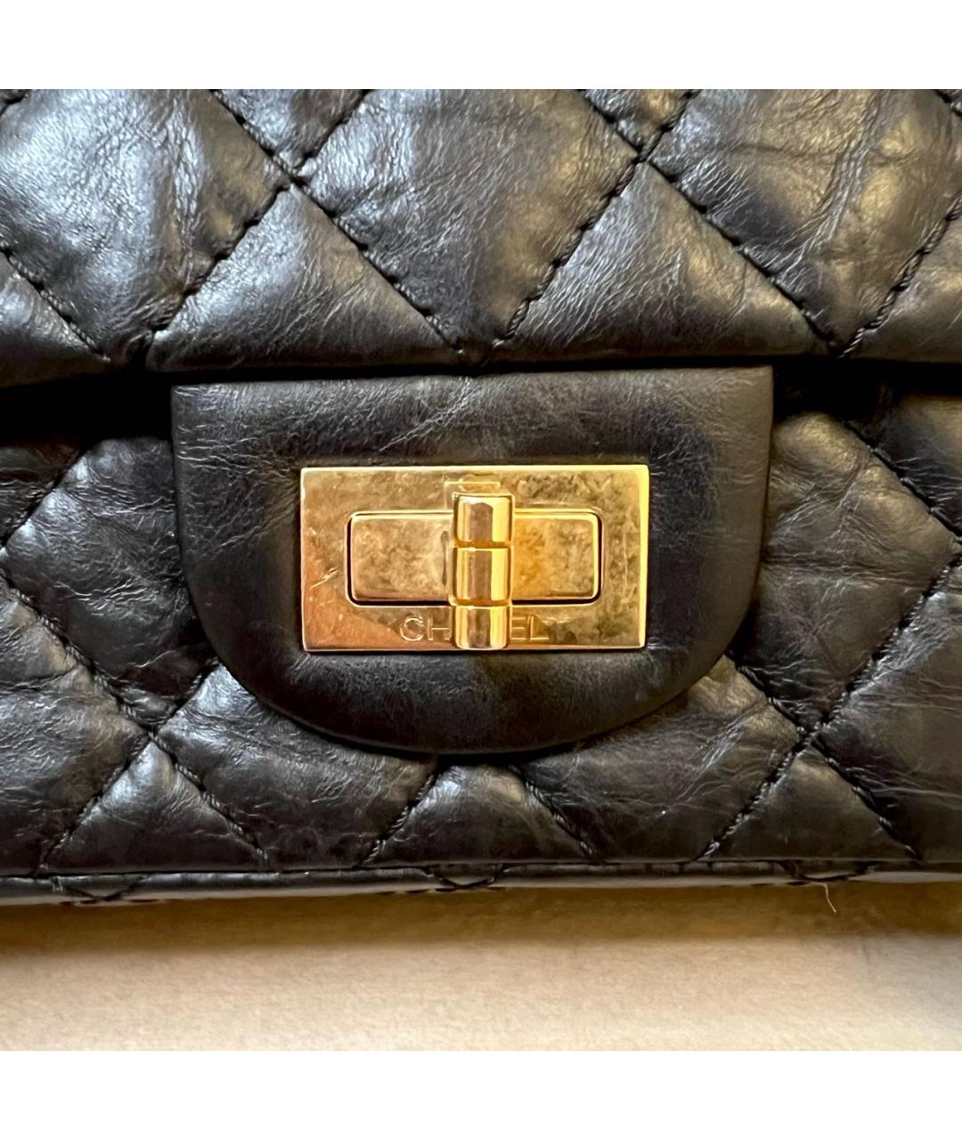 CHANEL Черная кожаная сумка через плечо, фото 5