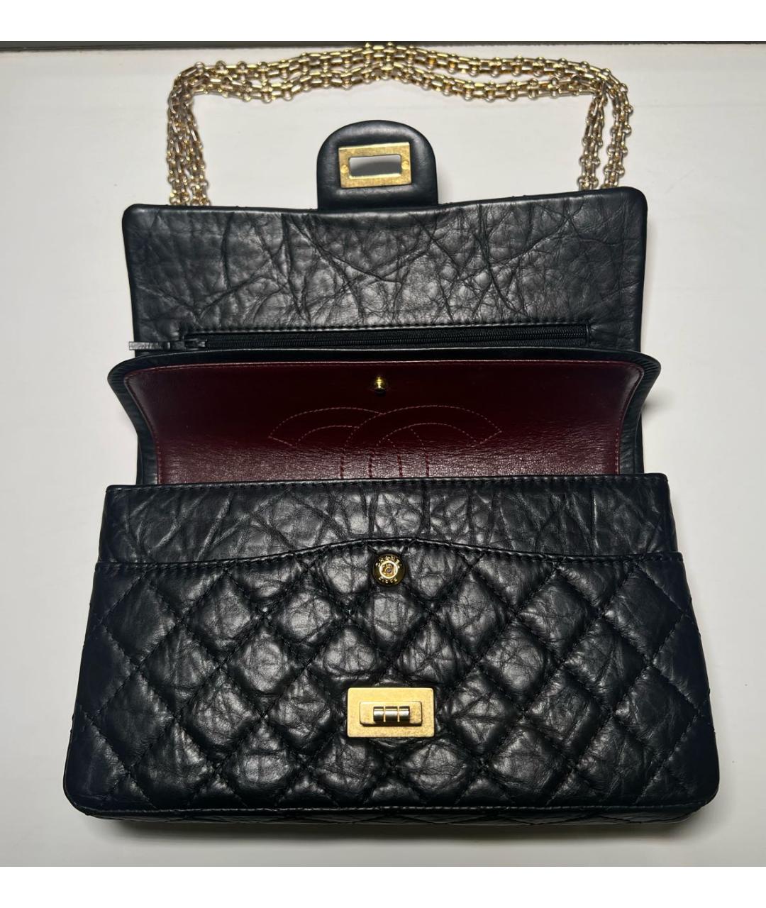 CHANEL Черная кожаная сумка через плечо, фото 5