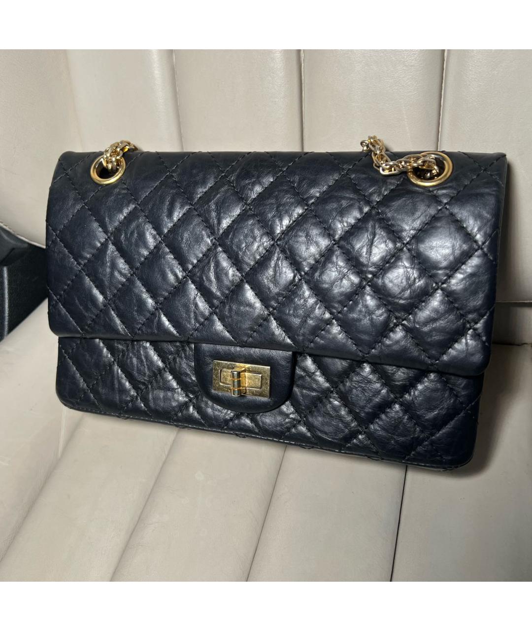 CHANEL Черная кожаная сумка через плечо, фото 7