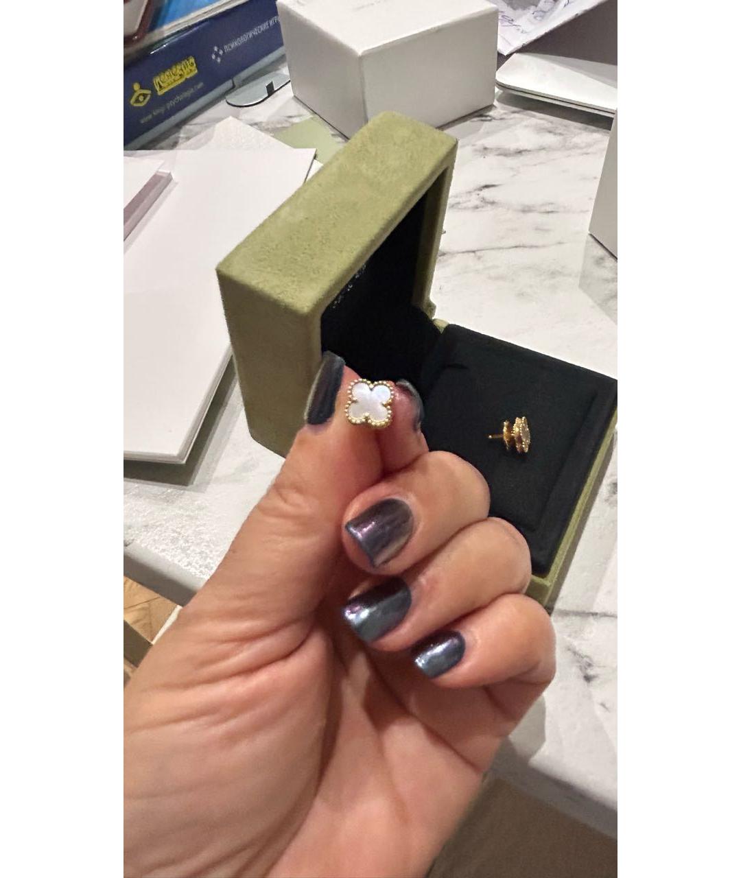 VAN CLEEF & ARPELS Желтые серьги из желтого золота, фото 4