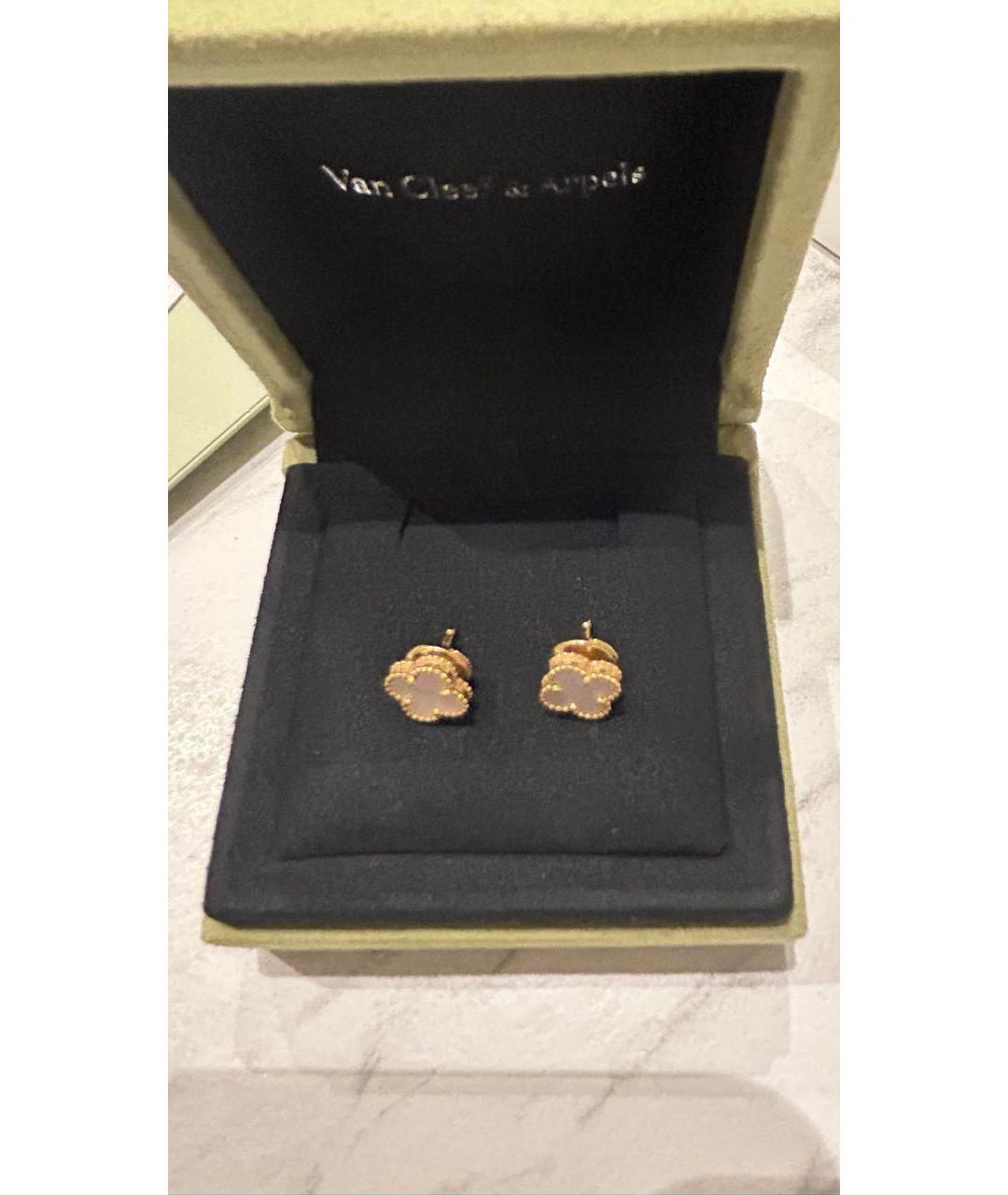 VAN CLEEF & ARPELS Желтые серьги из желтого золота, фото 3