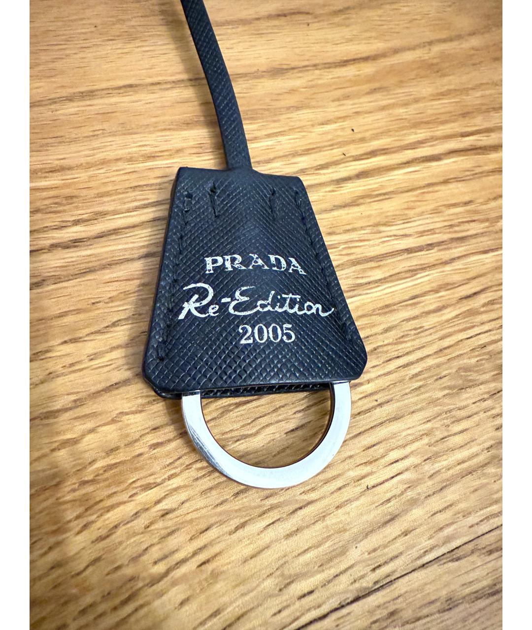 PRADA Черная тканевая сумка через плечо, фото 7