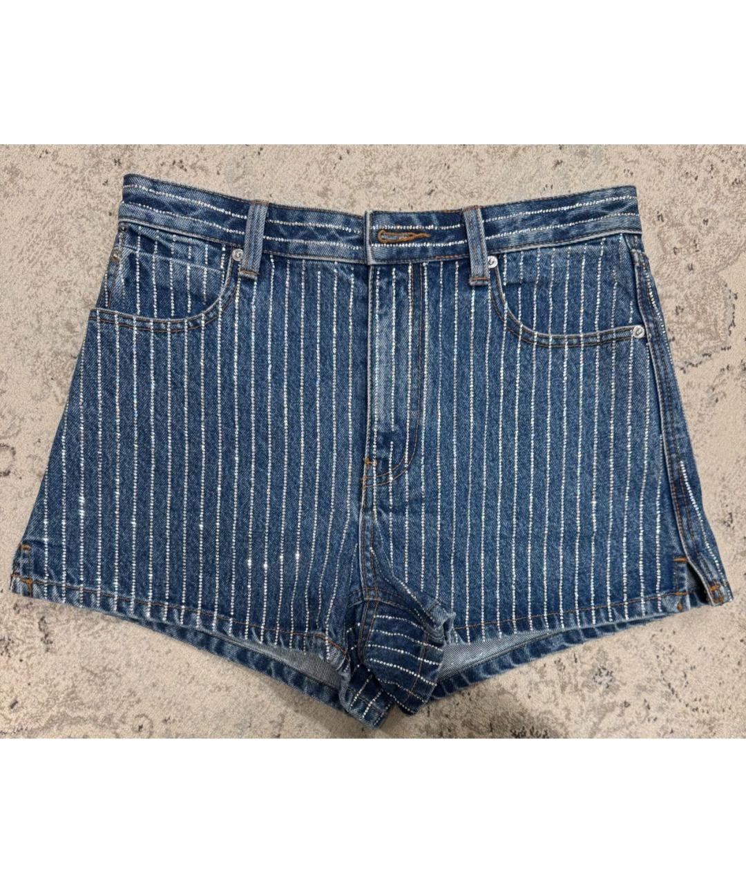 ALEXANDER WANG Синие деним шорты, фото 2