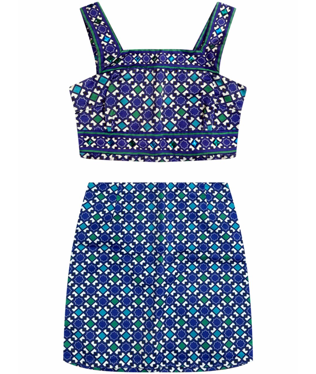 MICHAEL KORS Мульти хлопковый костюм с юбками, фото 1