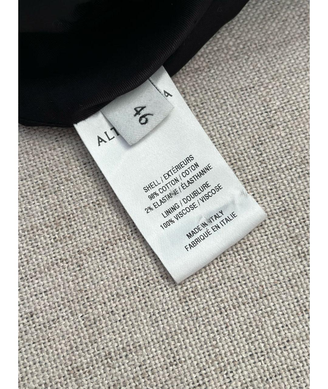 ALTUZARRA Темно-синий хлопко-эластановый жакет/пиджак, фото 5