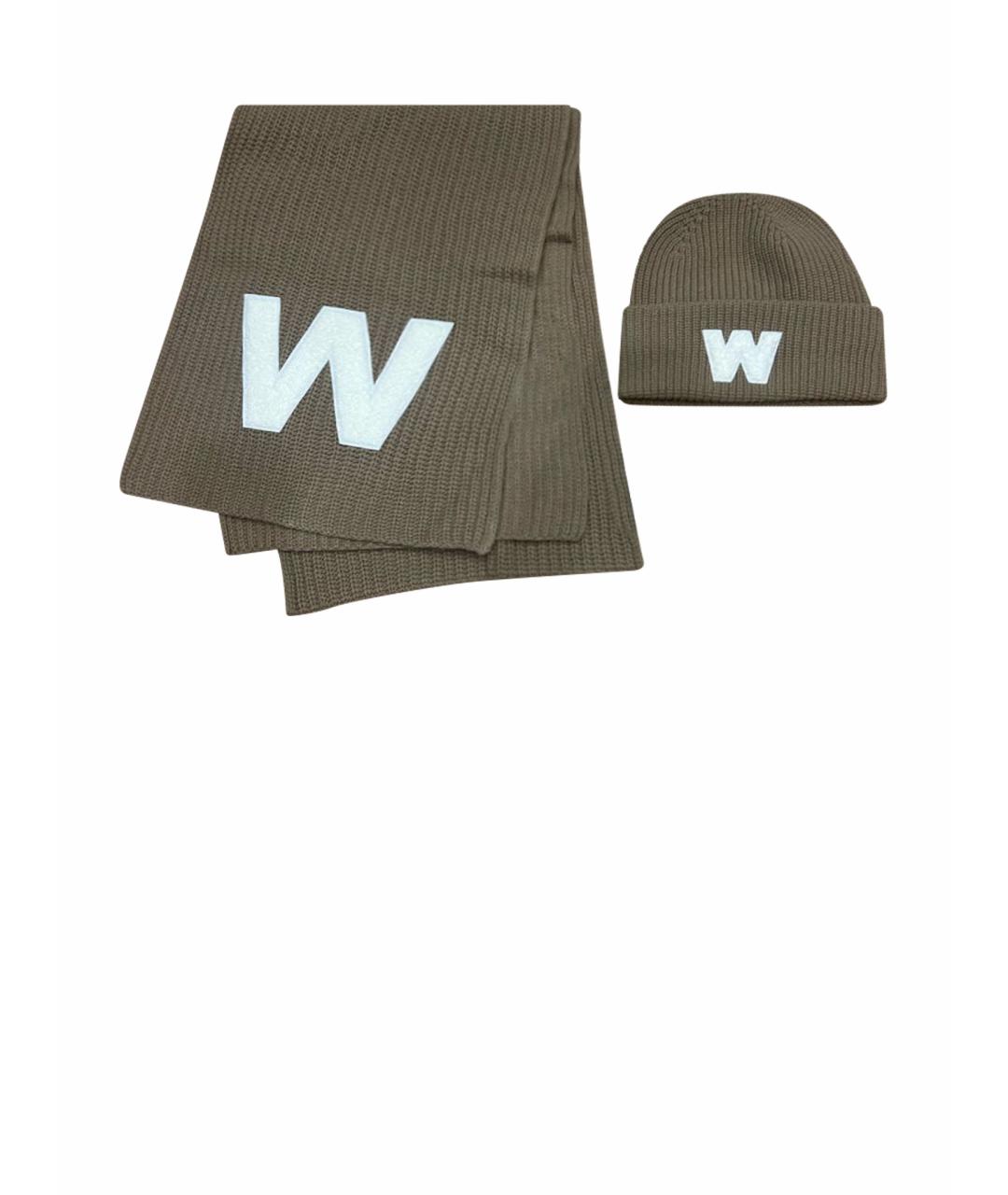 WEEKEND MAX MARA Бежевая шерстяная шапка, фото 1