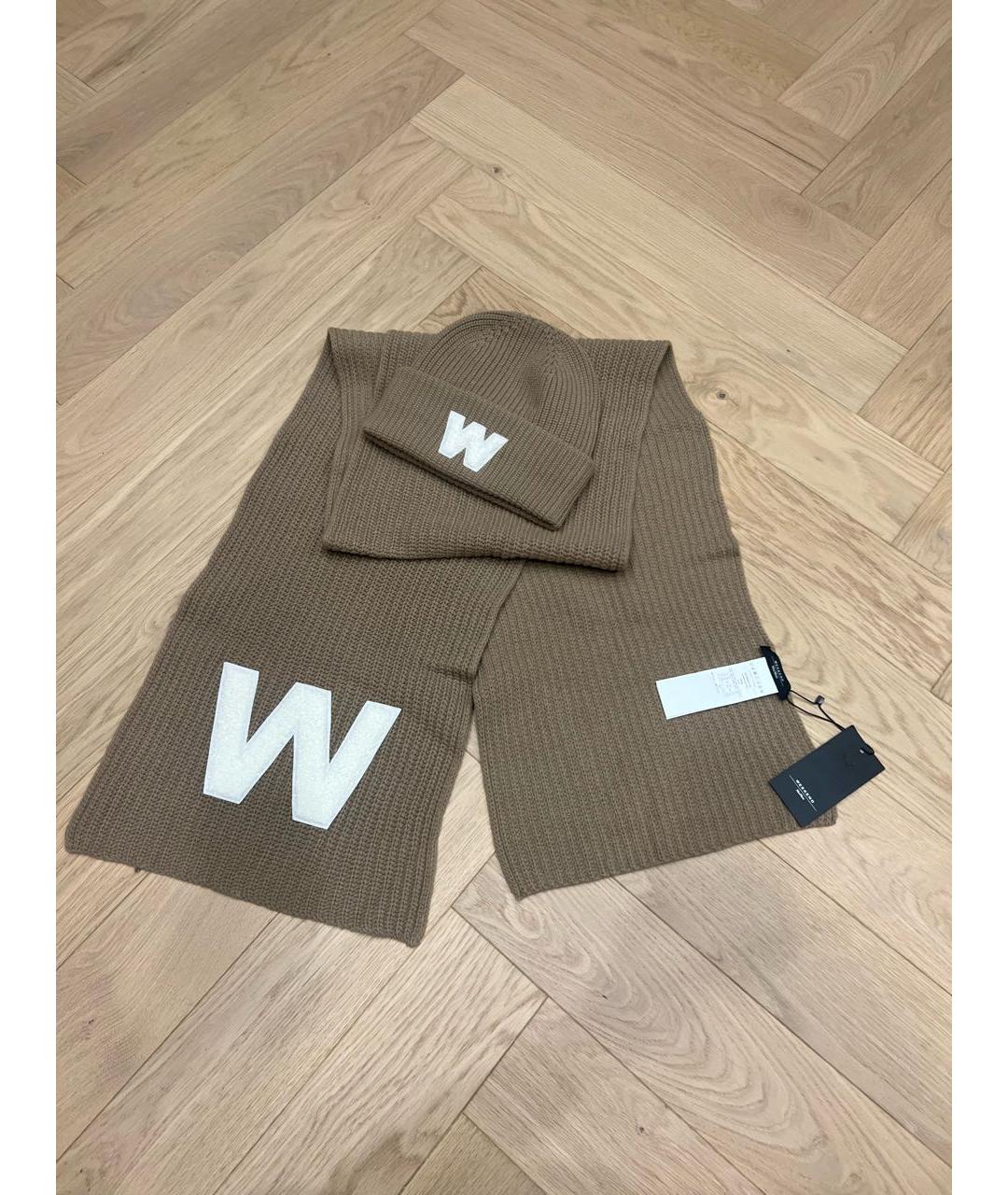 WEEKEND MAX MARA Бежевая шерстяная шапка, фото 3