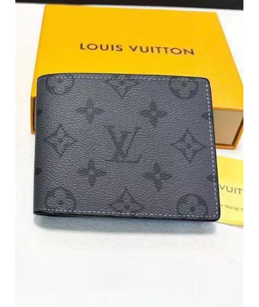 LOUIS VUITTON Серый кошелек, фото 7