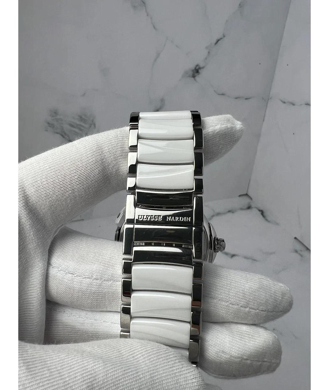 Ulysse Nardin Белые керамические часы, фото 6