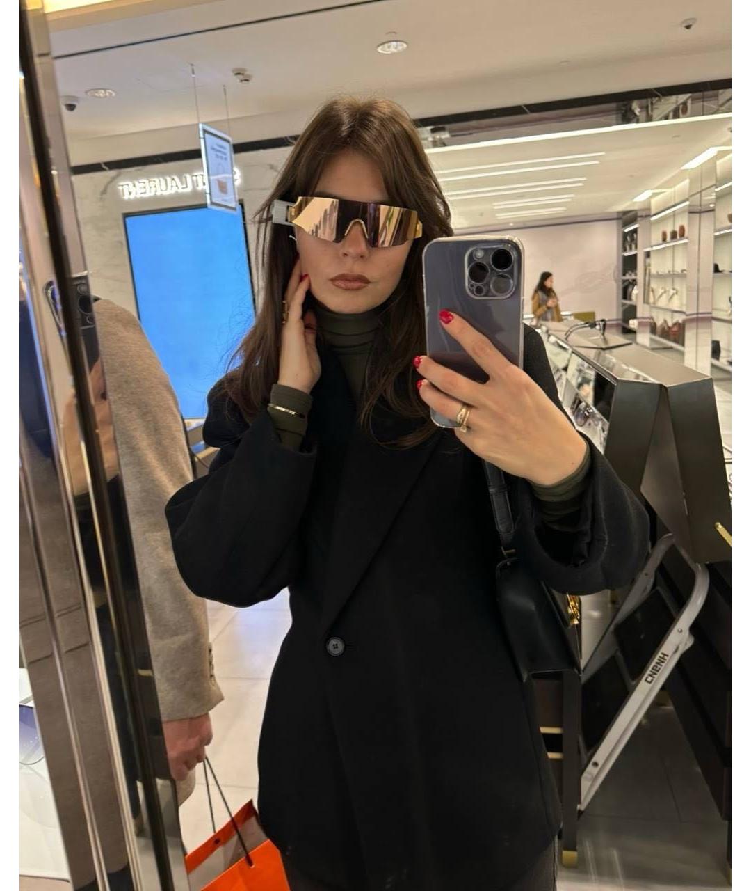 FENDI Мульти металлические солнцезащитные очки, фото 7