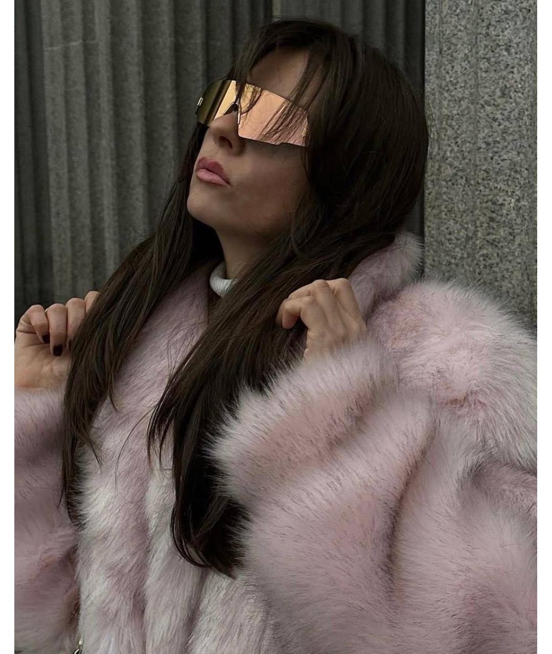 FENDI Мульти металлические солнцезащитные очки, фото 6