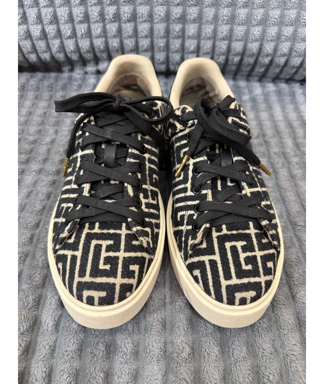 BALMAIN Мульти текстильные кеды, фото 3
